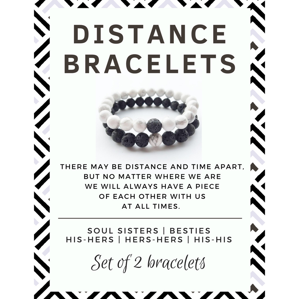 Distance Diffuser Bracelet Set - Picture 3 of 6
